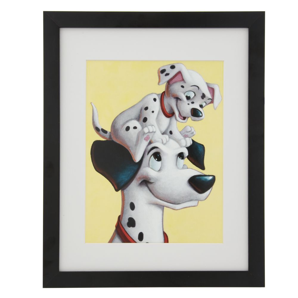 Pongo and Pup: Imagine a Family Framed Lithograph