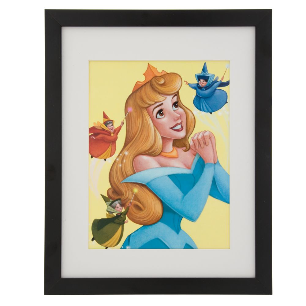 Sleeping Beauty & the Three Good Fairies: Imagine a Fairytale Framed Lithograph