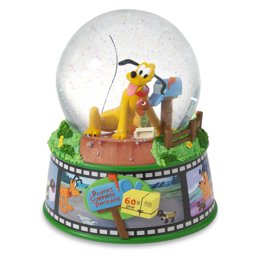 60th Anniversary Pluto's Surprise Package Snowglobe