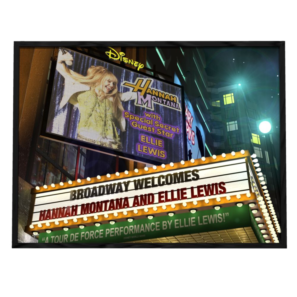 Personalized Hannah Montana Broadway Theater FantaSign