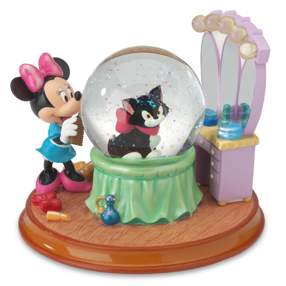 Minnie Mouse & Figaro Snowglobe