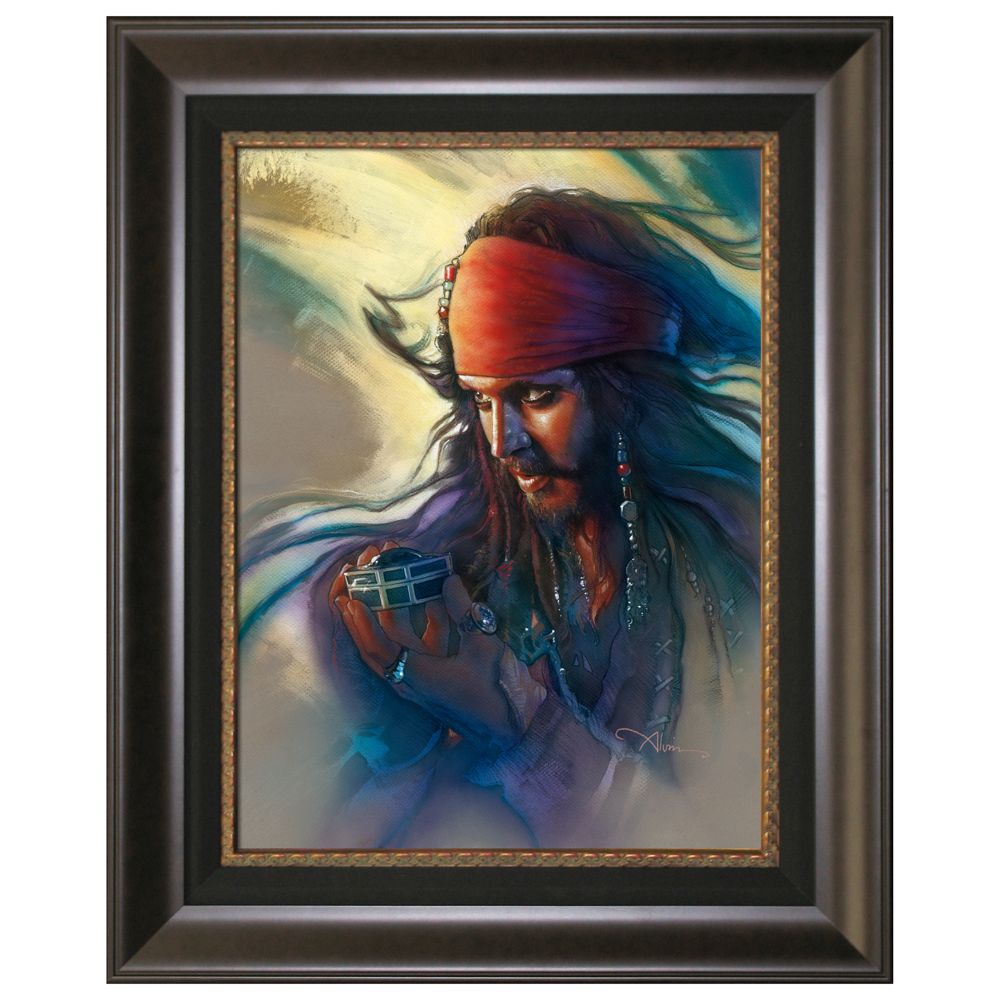 Framed Limited-Edition ''Heart's Desire'' Captain Jack Sparrow Gicl&eacute;e