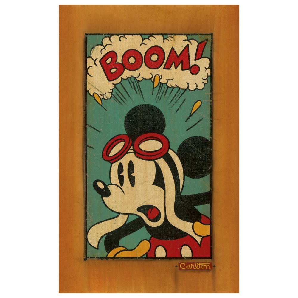 Limited-Edition ''Boom!'' Mickey Mouse Gicl&eacute;e