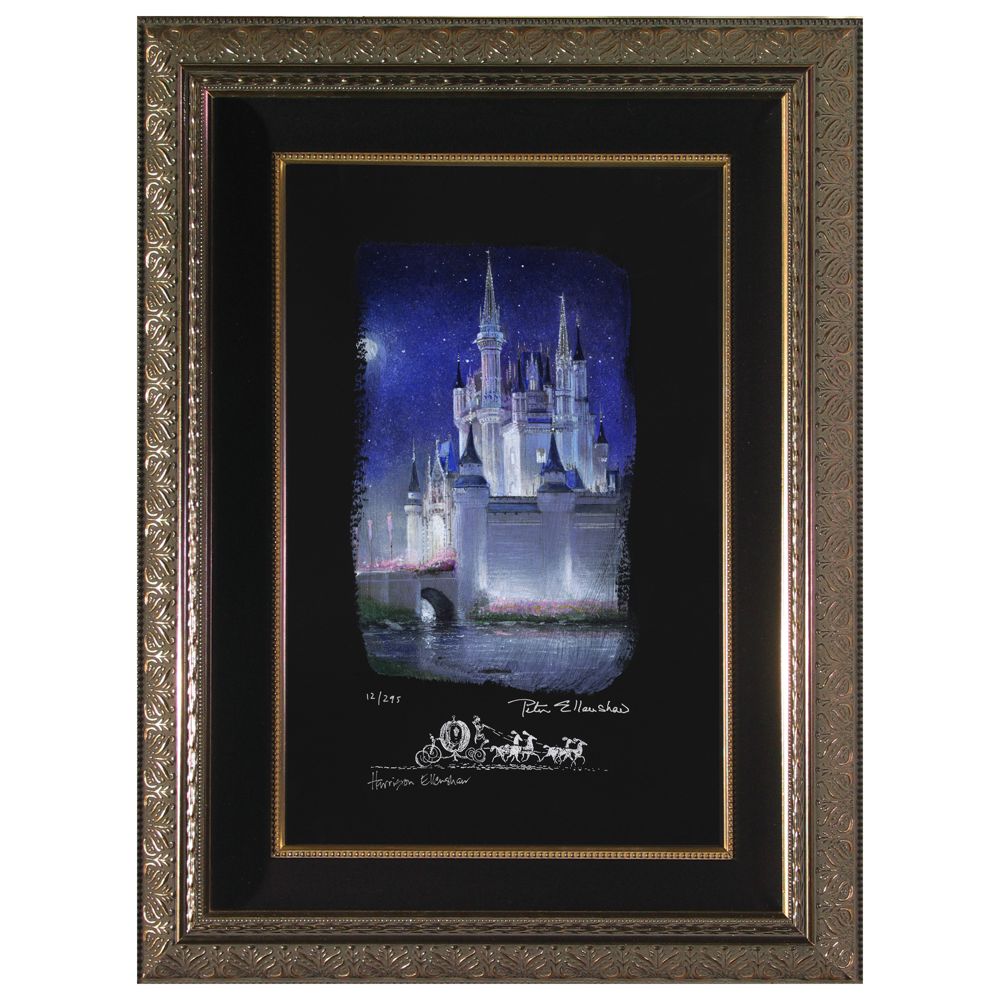 Framed Limited-Edition Cinderella Castle Chiarograph