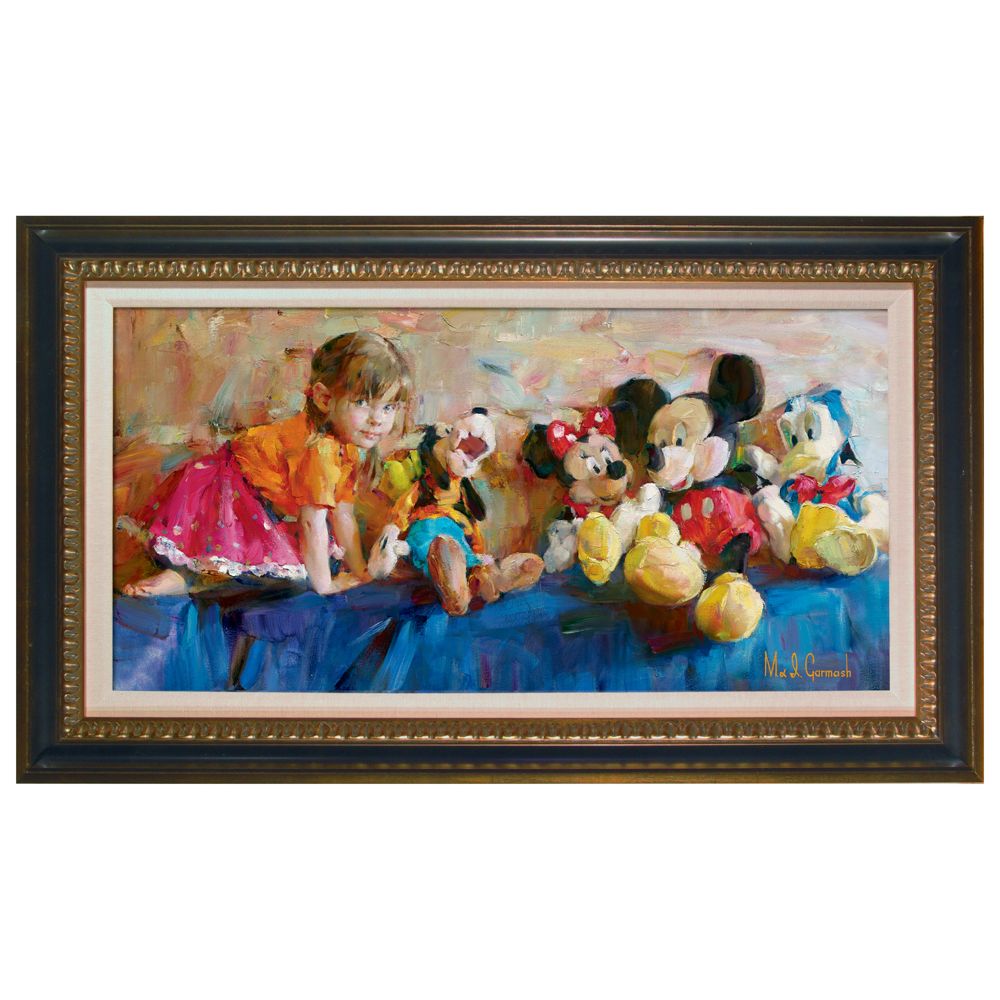Framed Limited-Edition ''Party of Five'' Mickey Mouse Gicl&eacute;e