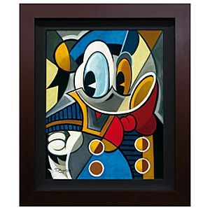 Donald Duck Giclée    Framed Limited Edition ''Cubist Quack''