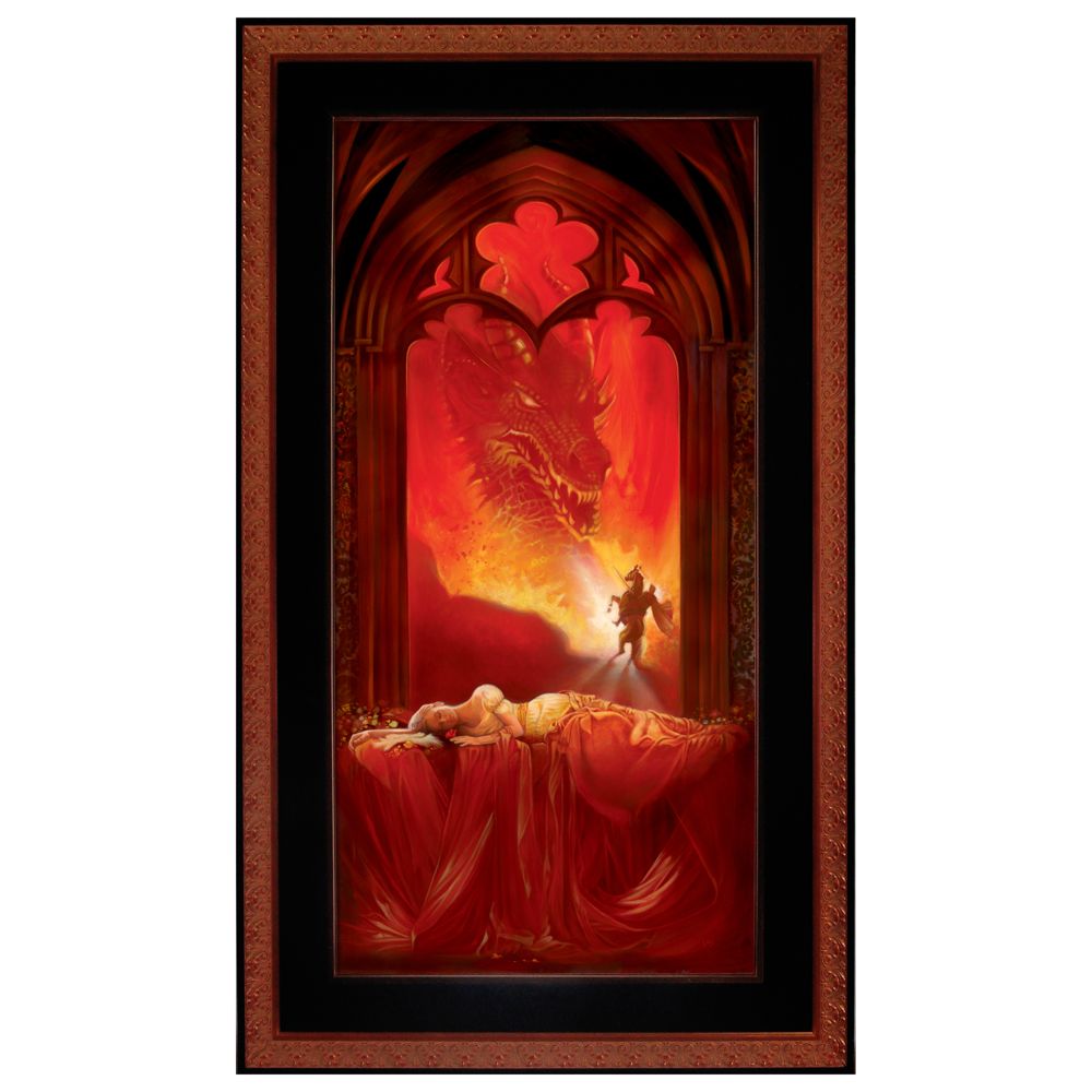 Framed Limited-Edition ''As Beauty Sleeps'' Sleeping Beauty Gicl&eacute;e