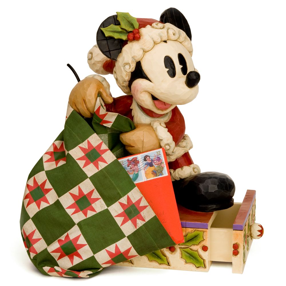 ''Bundle of Holiday Cheer'' Mickey Mouse Figurine by Jim Shore