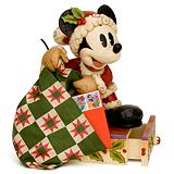 ''Bundle of Holiday Cheer'' Mickey Mouse Figurine by Jim Shore