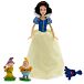 This beautifully detailed Disney Princess and Friends Snow White Doll, with her shimmering costume, includes tiny Dopey and Happy figurines for extra storytime fun.