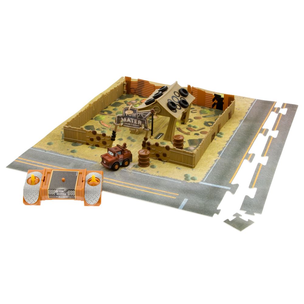 Mini Infrared Remote Control Cars Mater Junkyard Play Set
