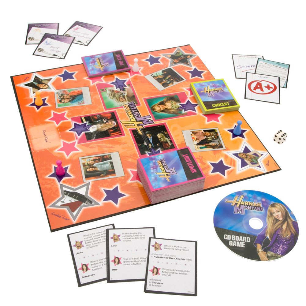 Hannah Montana CD Board Game