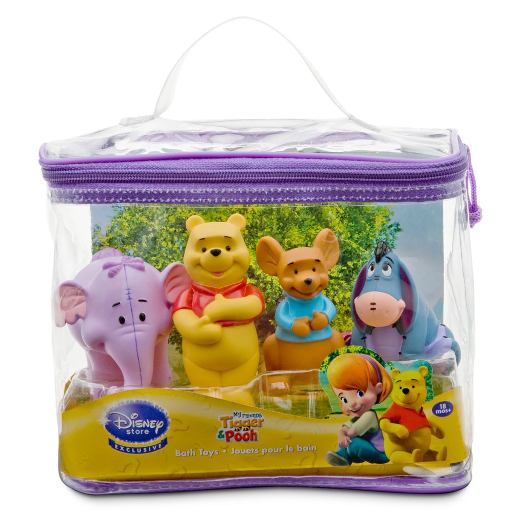 4-Pc. My Friends Tigger & Pooh Bath Toy Play Set