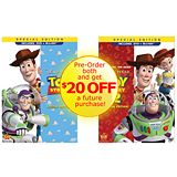 Toy Story 1 and 2 Blu-ray&trade; Combo Pack in BD Amaray Special Offer!