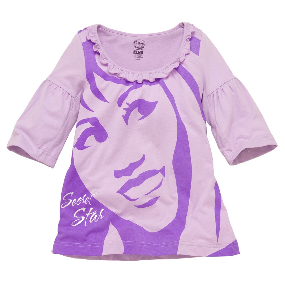 Purple Bell-Sleeve Hannah Montana Tee