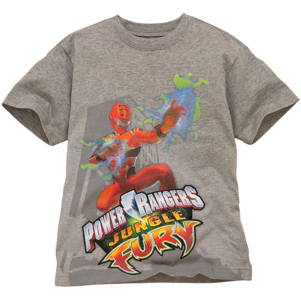 Red Ranger Power Rangers Jungle Fury Tee