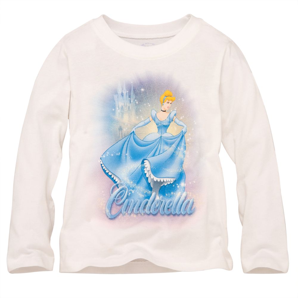 Long Sleeve Cinderella Tee For Girls