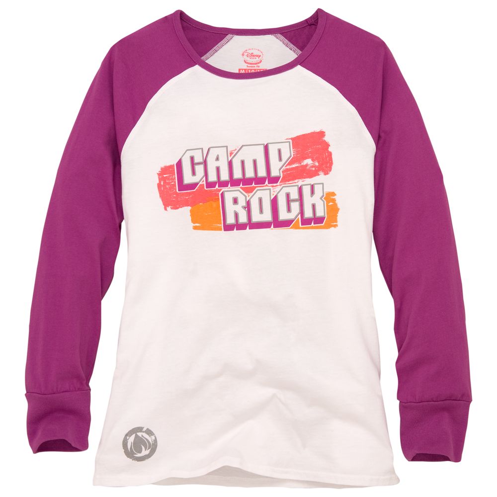 Long-Sleeve Raglan Camp Rock Tee