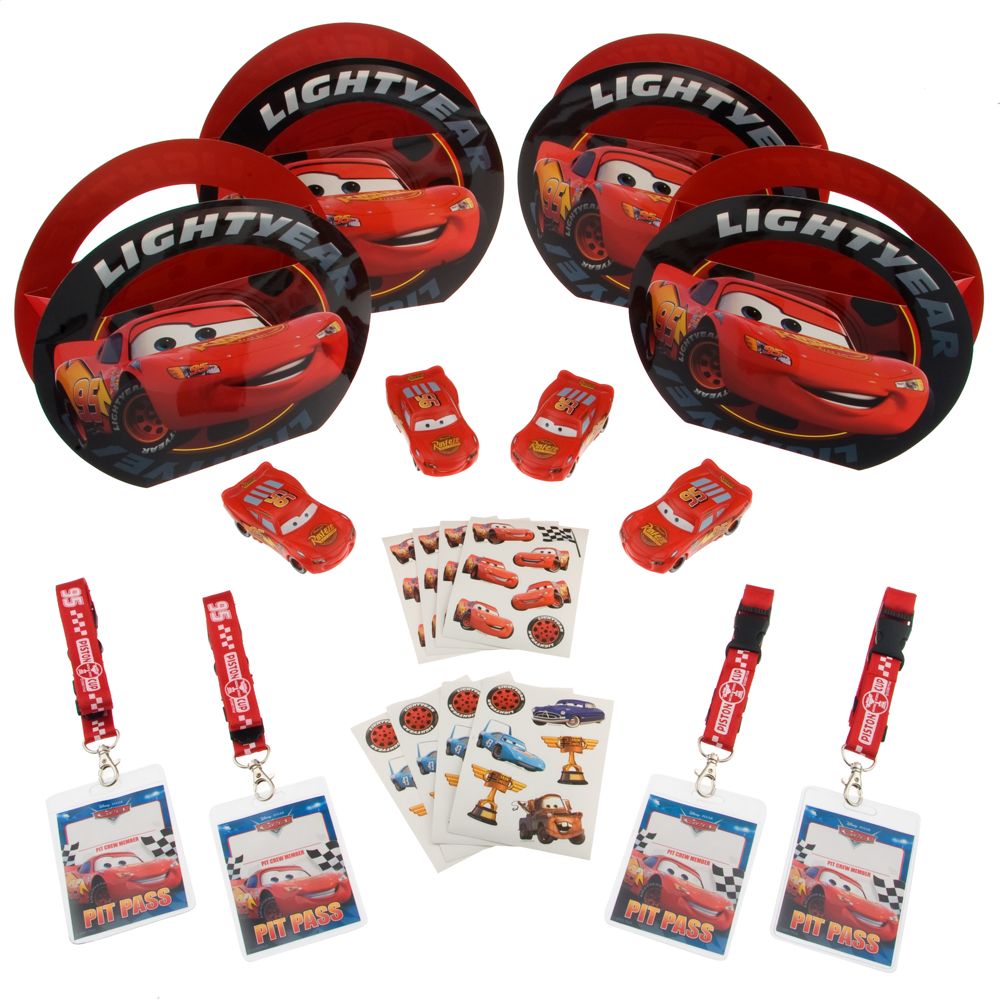 Cars Party Favors Box -- Set of 4