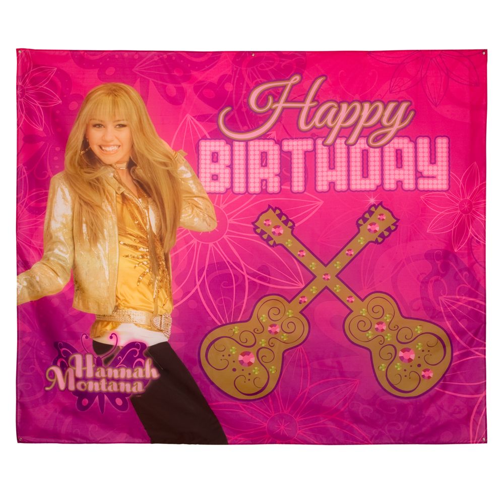 Hannah Montana Photo Backdrop