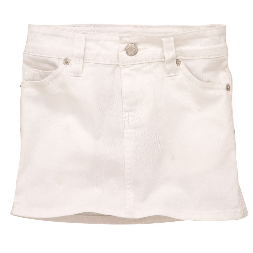 White Denim Camp Rock Skirt
