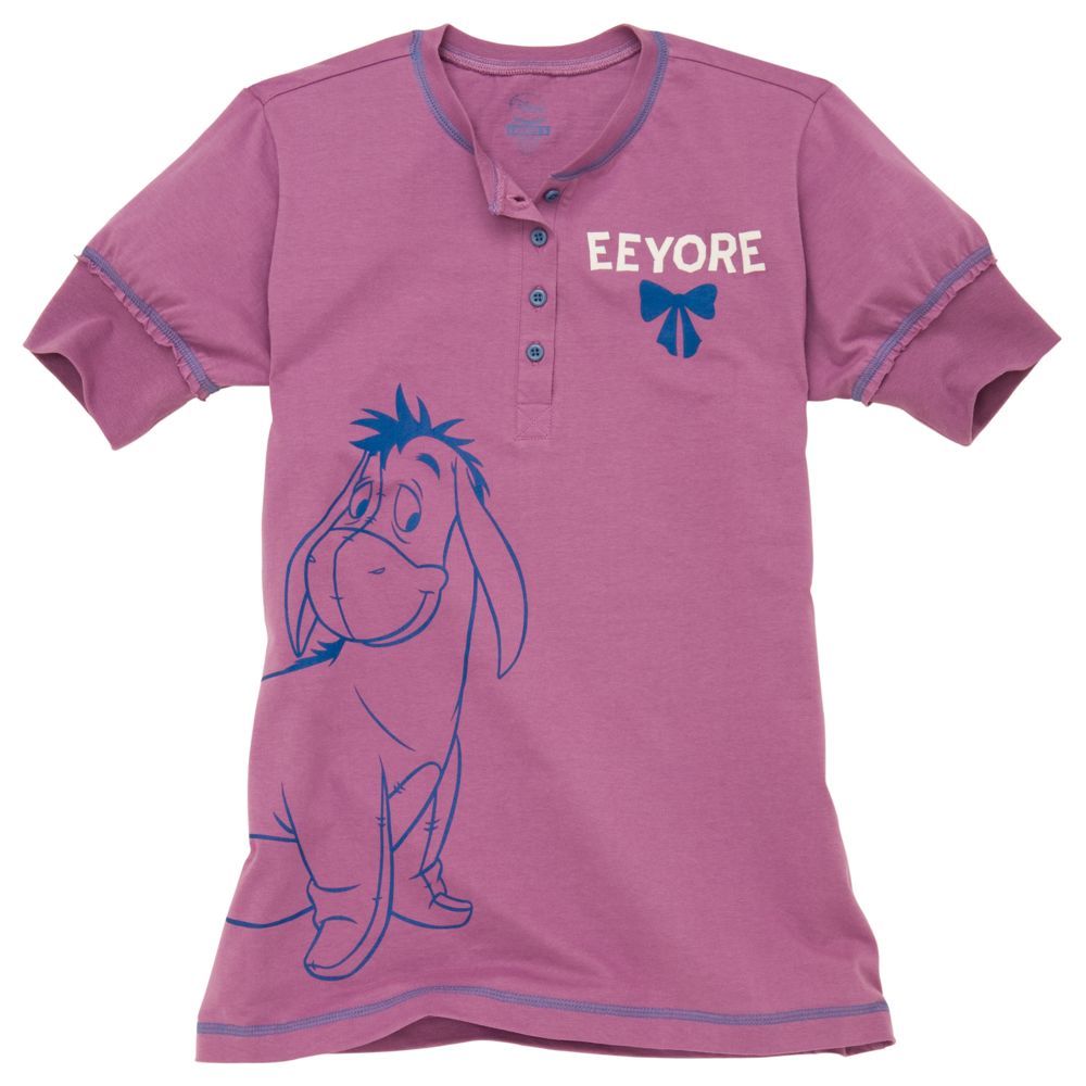 Eeyore Pajama Top -- 3/4 Sleeve for Her